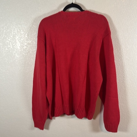 Polo Ralph Lauren Red Crew Linen Cotton Classic Sweater Size XXL NWT - Picture 4 of 6